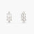 Aurelia CZ Silver Chandelier Earrings