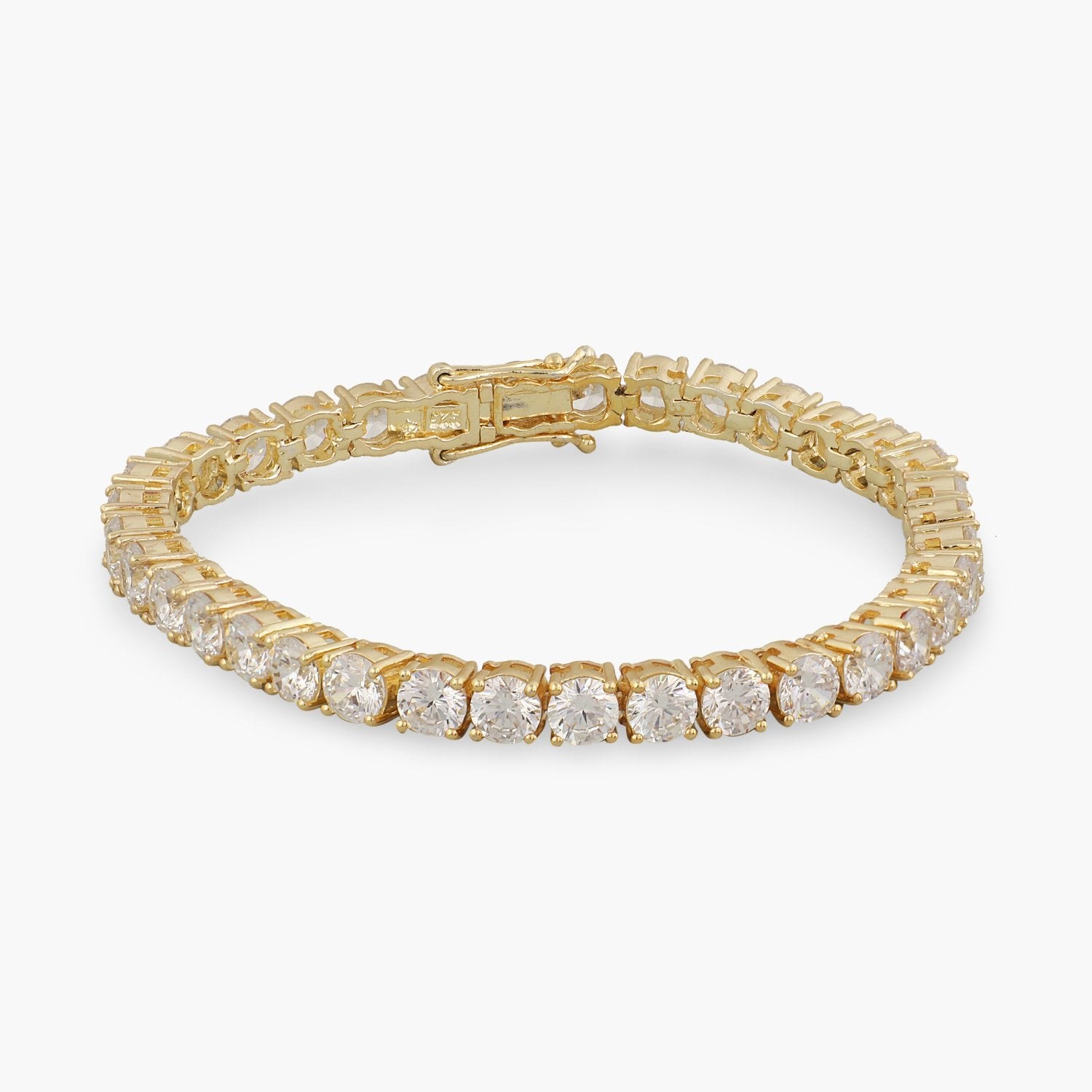 Celestia CZ Silver Tennis Bracelet