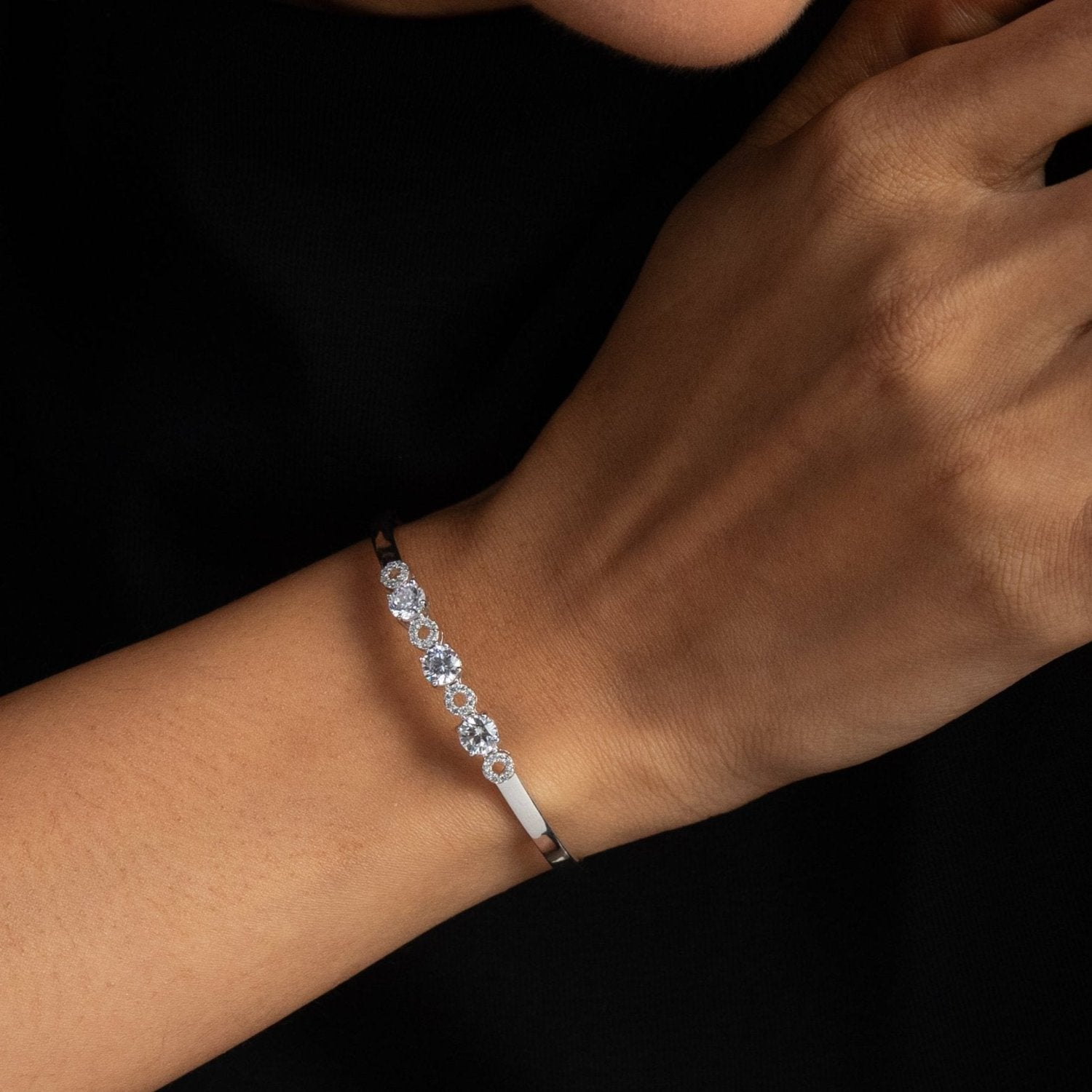 Bracelet Ethereal CZ Silver Bracelet