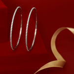 Bangles Minimalist CZ Silver Bangles