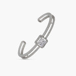 Bracelet Grandeur Layered CZ Silver Bracelet