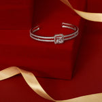 Bracelet Grandeur Layered CZ Silver Bracelet