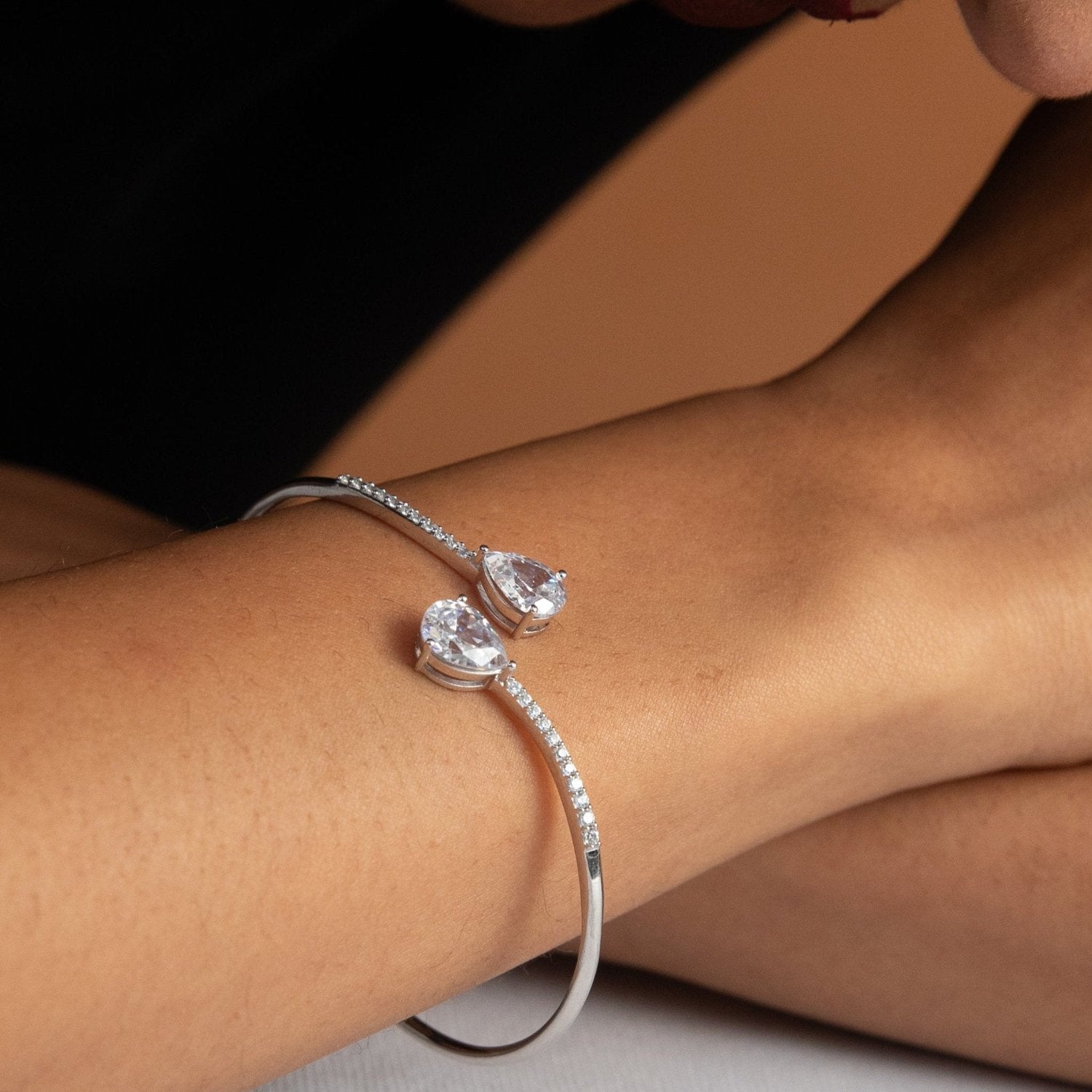 Classic Twinkle CZ Silver Bracelet