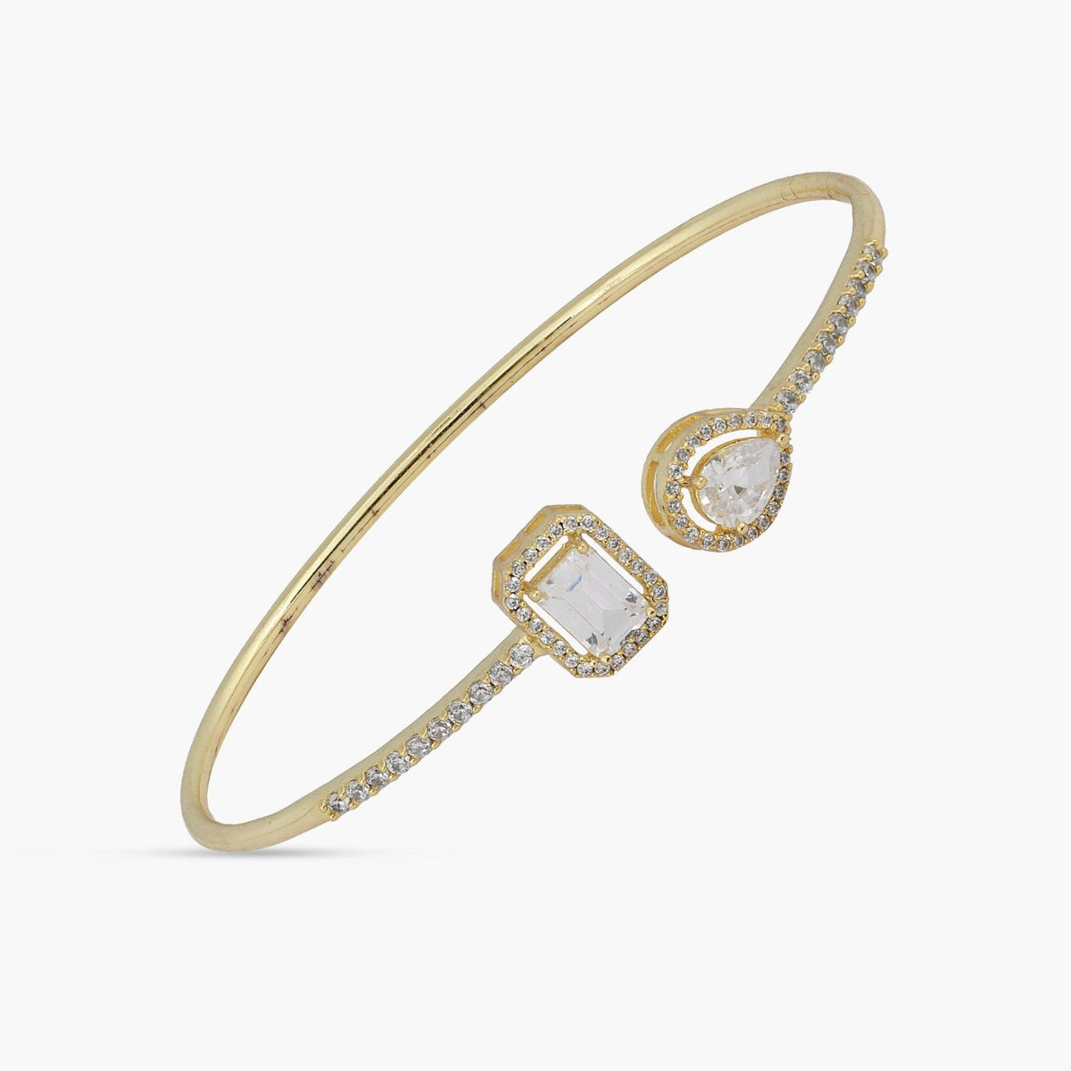 Grace Gold Plated CZ Silver Bracelet