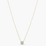 Necklace Essence Gold Plated CZ Silver Pendant Necklace
