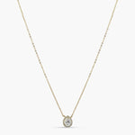 Necklace Harmony Gold Plated CZ Silver Pendant Necklace