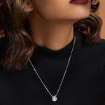 Necklace Harmony CZ Silver Pendant Necklace