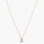 Necklace Luxe Gold Plated CZ Silver Pendant Necklace