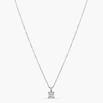 Necklace Luxe CZ Silver Pendant Necklace