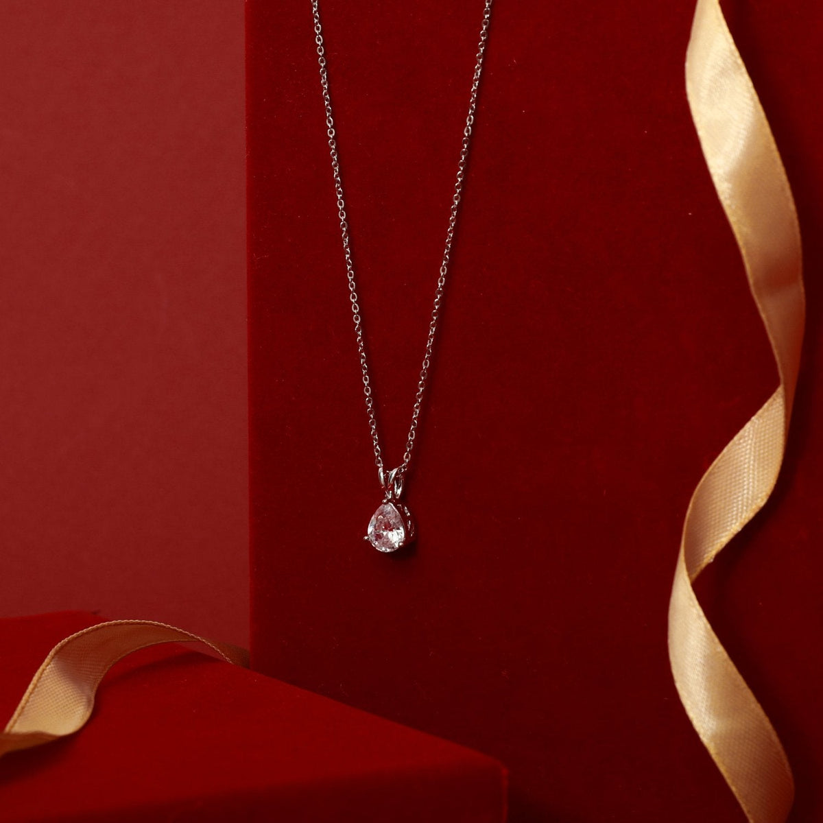 Necklace Eternal Glow CZ Silver Pendant Necklace