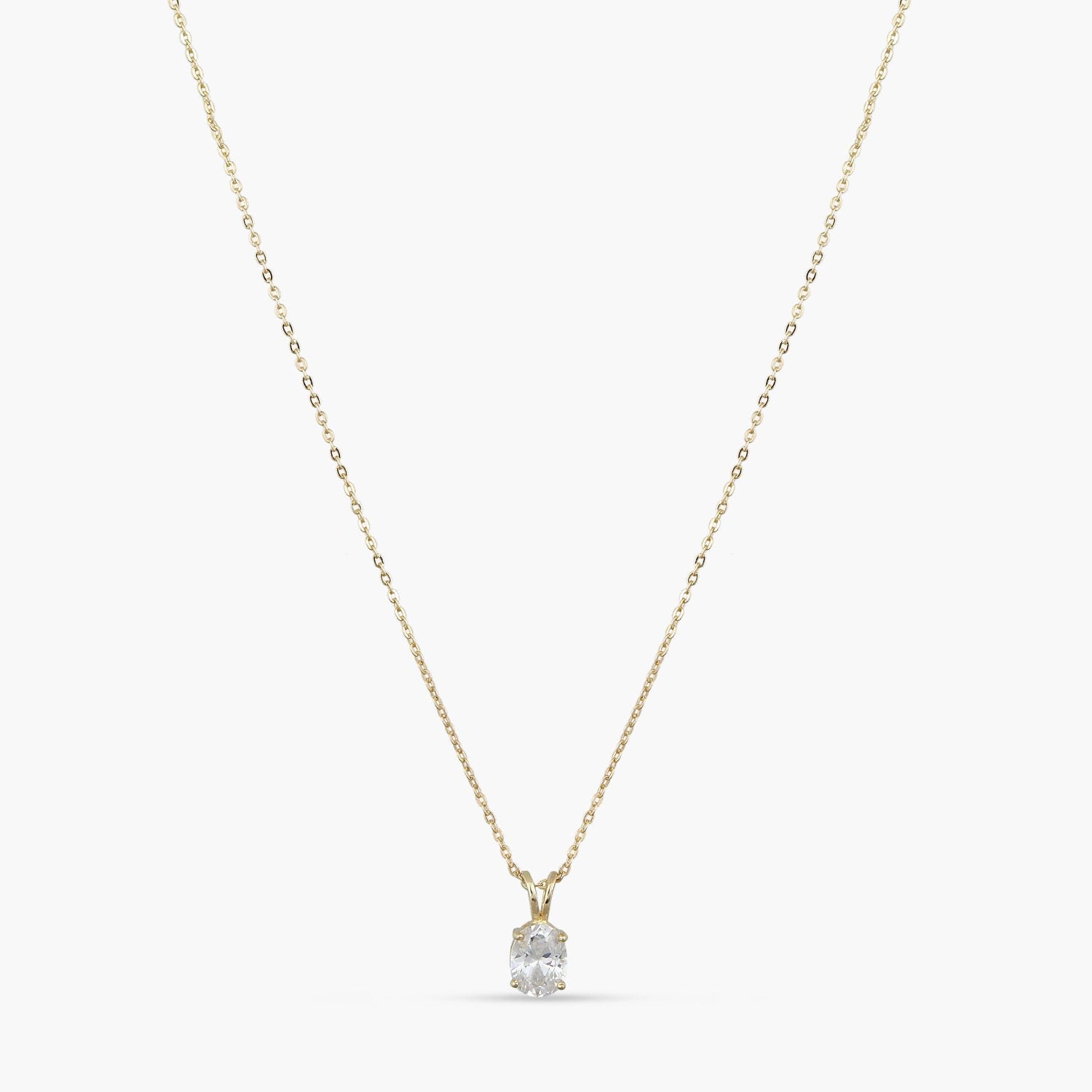 Celestial Spark Gold Plated CZ Silver Pendant Necklace