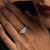 Celestia Three Stone CZ Silver Ring