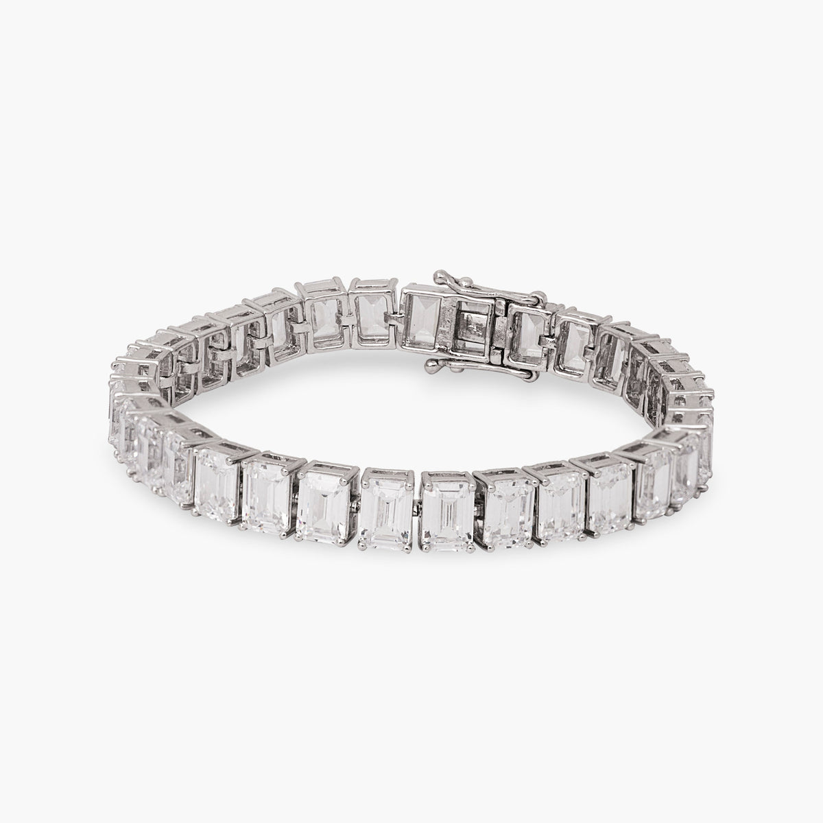 Classic CZ Silver Tennis Bracelet