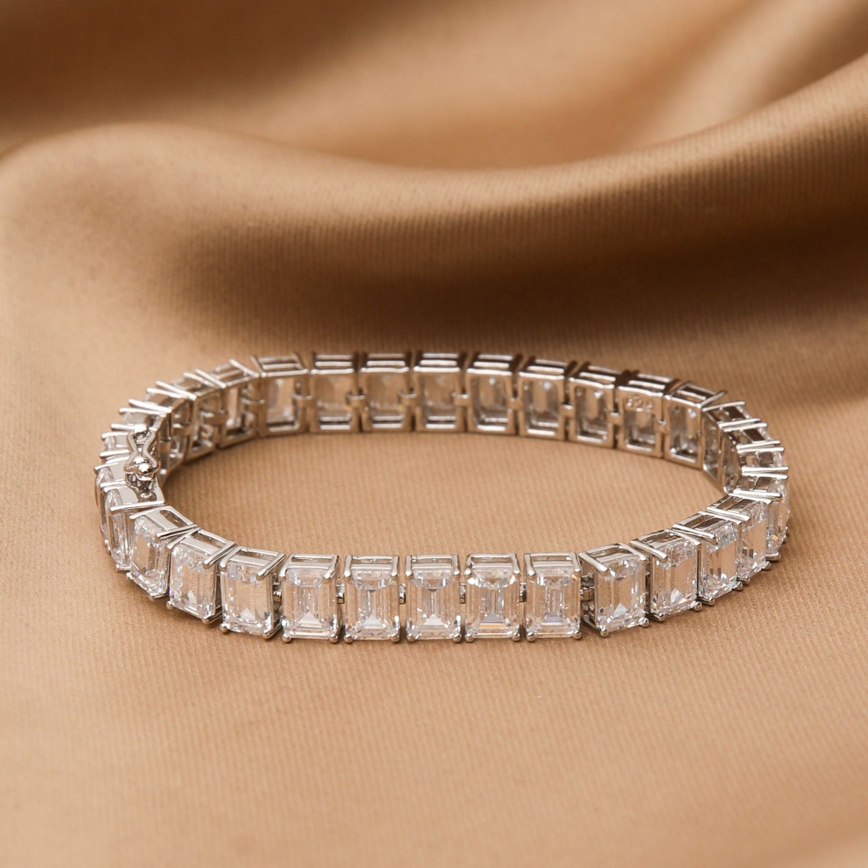 Bracelet Classic CZ Silver Tennis Bracelet