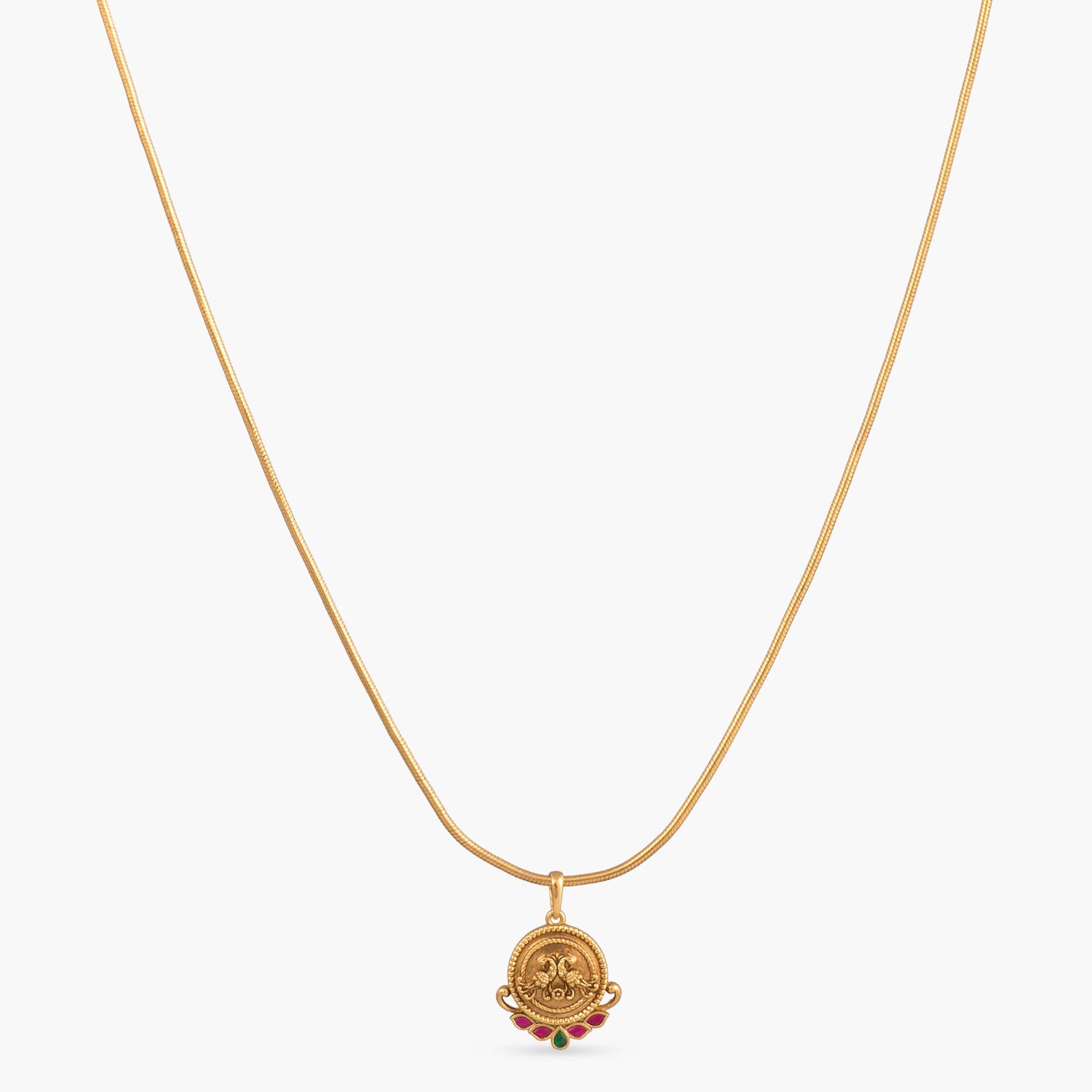 Kira Coin Silver Pendant Necklace