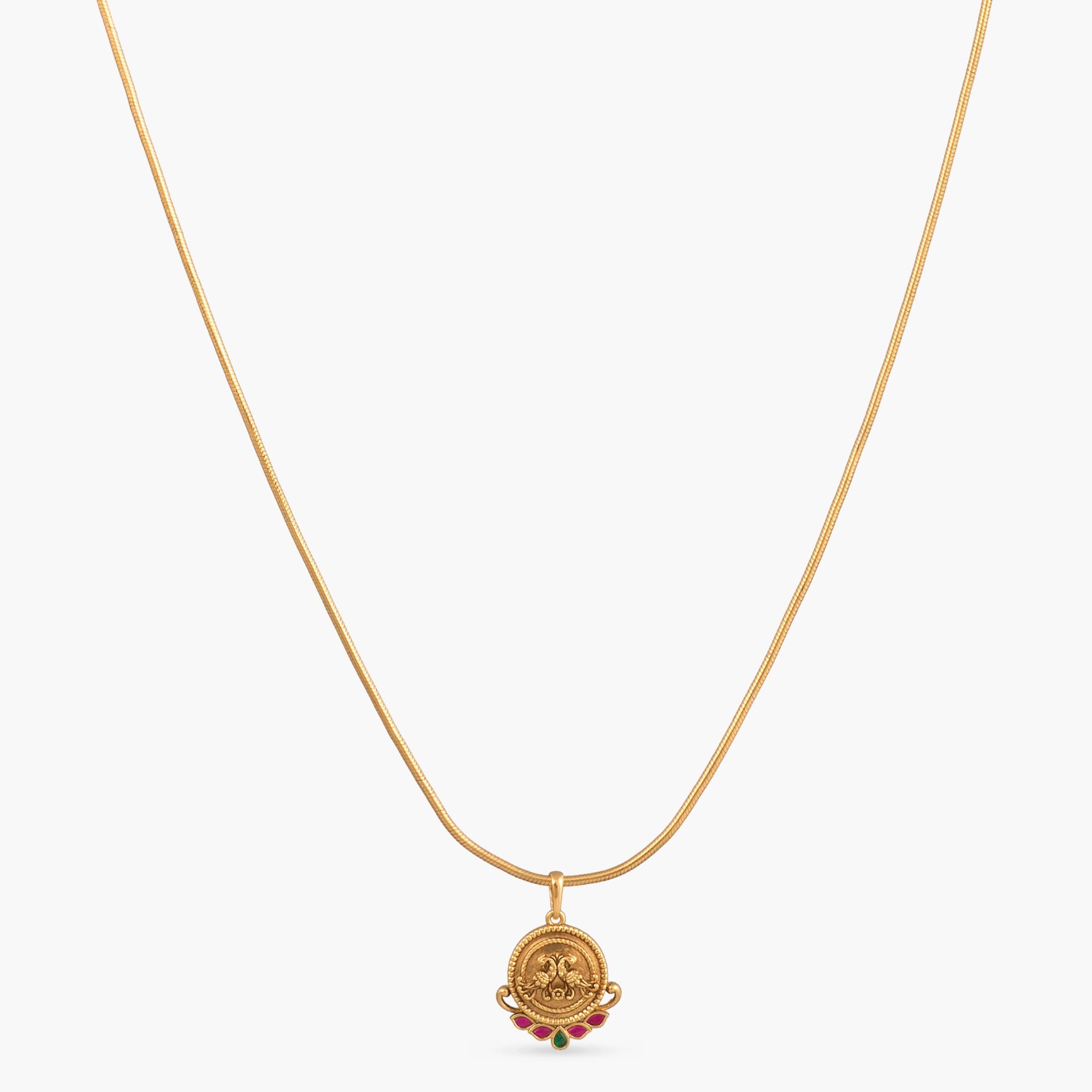 Kira Coin Silver Pendant Necklace