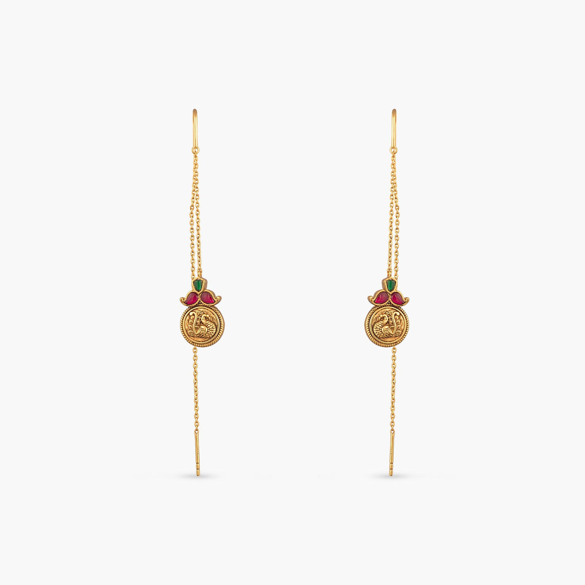 Nyra Silver Threader Earrings