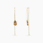 Nyra Silver Threader Earrings