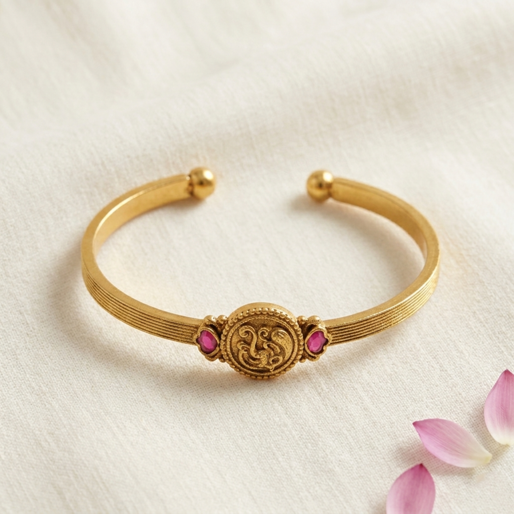 Nisha Coin Silver Bracelet