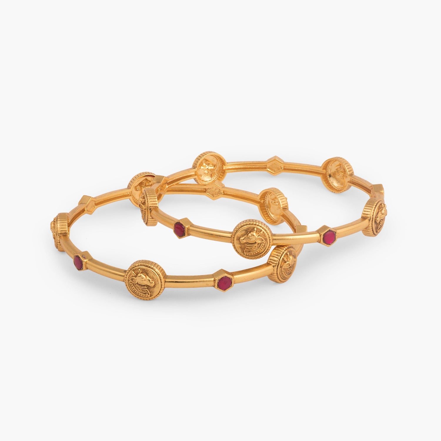 Vaani Coin Silver Bangles