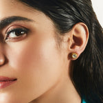 Earrings Classic CZ Halo Moissanite Silver Stud Earrings