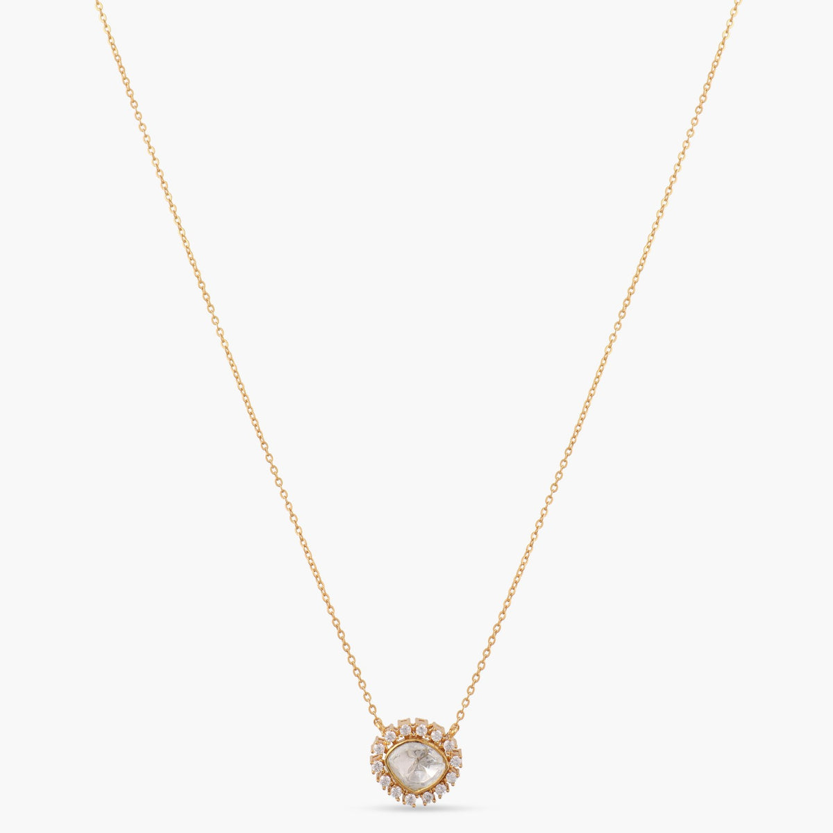 Radiant Starlight Moissanite Silver Pendant Necklace