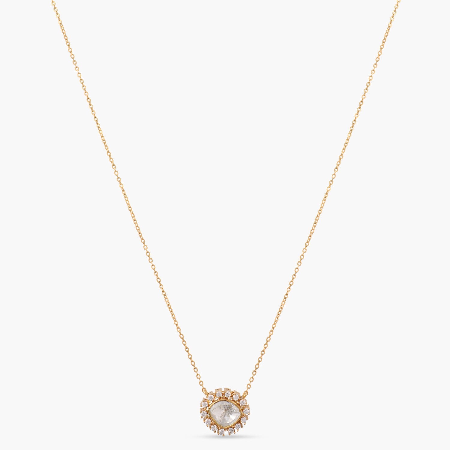 Radiant Starlight Moissanite Silver Pendant Necklace