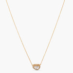 Pendants Halo Charm Moissanite Silver Pendant Necklace