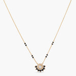 Necklaces Elegant CZ Moissanite Silver Mangalsutra Necklace