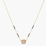 Necklaces Classic Moissanite Silver Mangalsutra Necklace