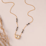 Necklaces Classic Moissanite Silver Mangalsutra Necklace