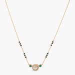 Necklaces Harmony Moissanite Silver Mangalsutra Necklace