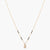 Delicate floral MOISSANITE SILVER MANGALSUTRA NECKLACE