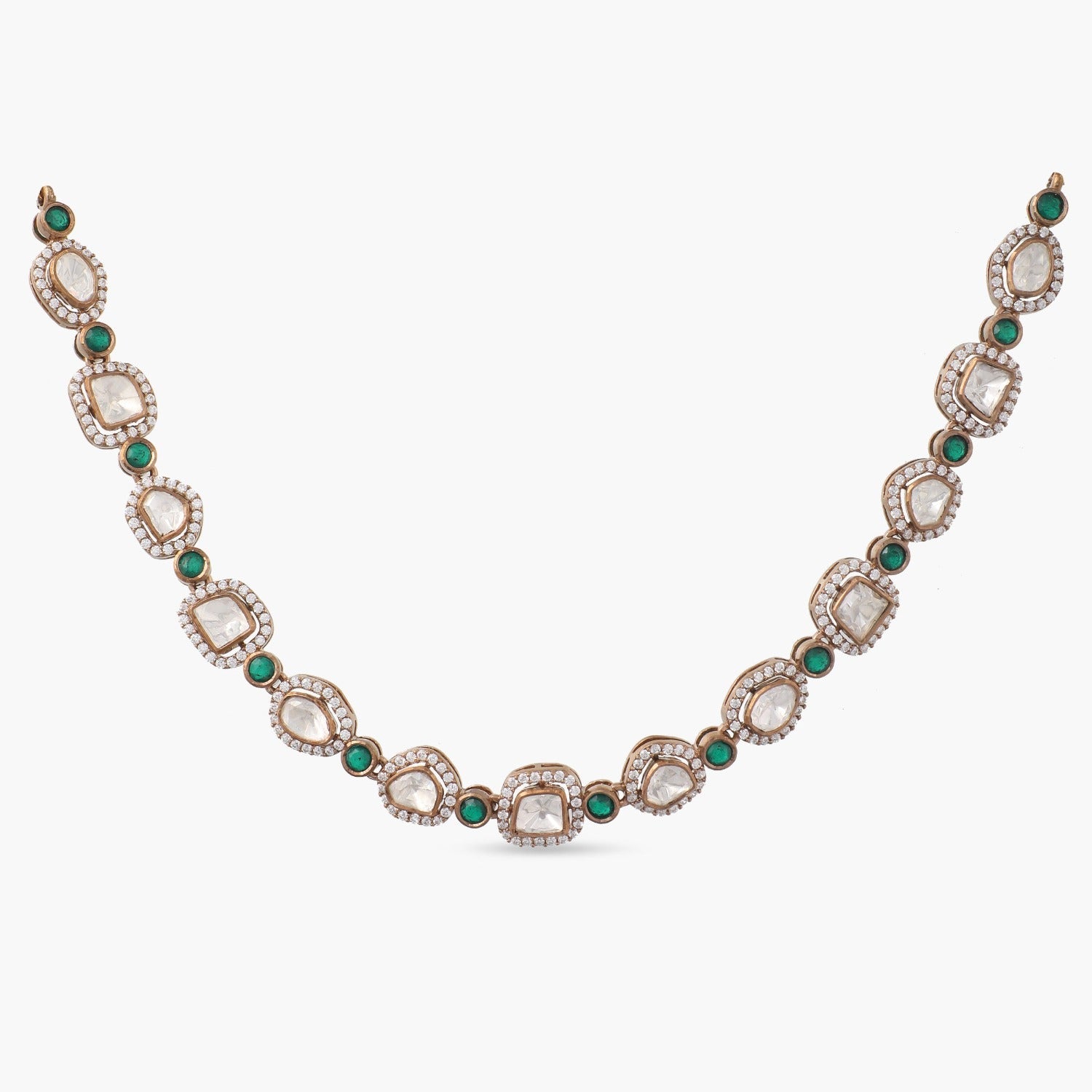 Necklaces Serenade of Gems Moissanite Silver Necklace