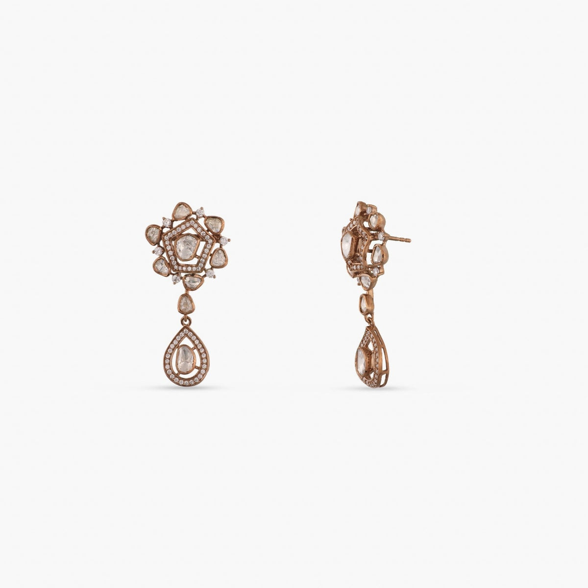 Earrings Moissanite Shine Silver Drop Earrings