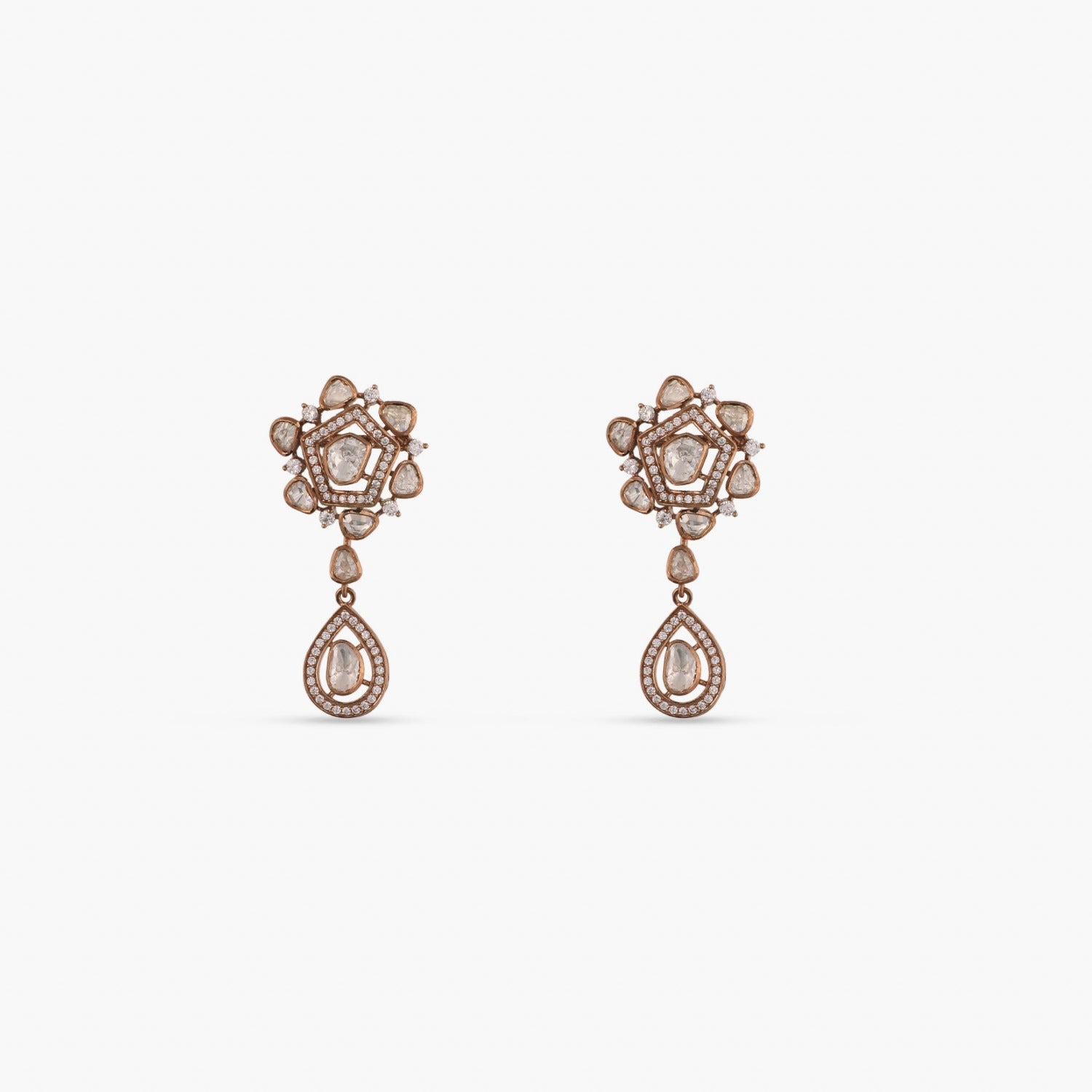 Earrings Moissanite Shine Silver Drop Earrings