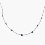 Necklaces Pear Charm CZ Silver Necklace