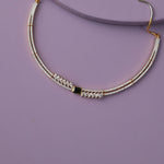 Necklaces Fern CZ Silver Necklace