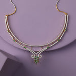 Necklaces Classic CZ Silver Necklace
