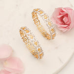 Bangles Sparkling CZ Silver Bangles