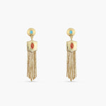 Earrings Fringe Ellena Gold Plated Drop Earrings