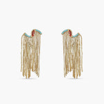 Earrings Fringe Aurelia Gold Plated Silver Earrings