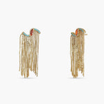 Earrings Fringe Aurelia Gold Plated Silver Earrings