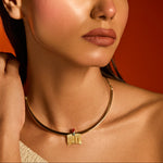 Necklace Fringe Fiesta Gold Plated Silver Hasli Necklace