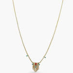 Necklace Fringe Radiance Gold Plated Silver Necklace