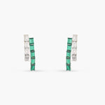 Earrings Emeraude Verdant Silver Earrings