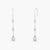 Trinity Pearl Silver Drop Earrings