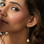 Earrings Solitaire Pearl Drop Earrings