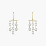 Earrings Luna Gold Plated Silver Drop Earrings