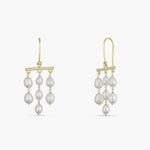 Earrings Luna Gold Plated Silver Drop Earrings